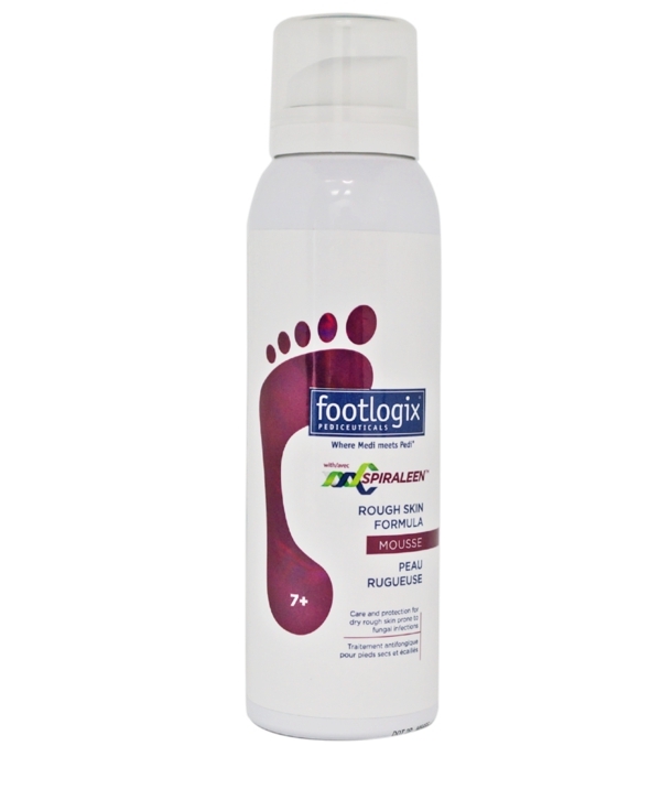 Footlogix Rough Skin Formula mousse bottle