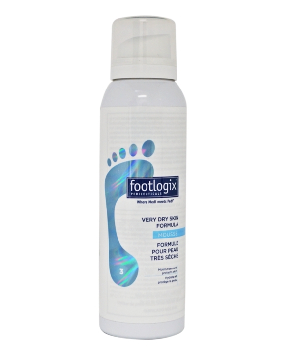 Footlogix Very Dry Skin Formula mousse bottle